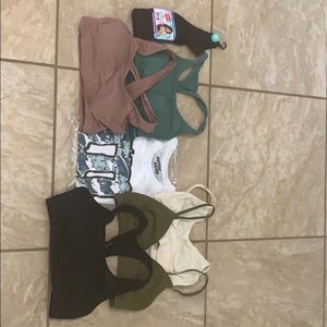 Small sports bras set